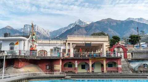 Shri Chamunda Devi Mandir, Padar, Dharamshala, Himachal Pradesh Stock Photos