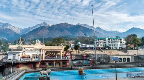 Shri Chamunda Devi Mandir, Padar, Dharamshala, Himachal Pradesh Stock Photos