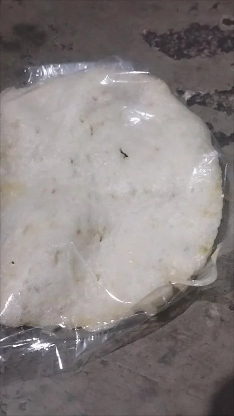 Shrimp Crackers in Plastic Wrap – A Simple Taste of Tradition Stock Footage 295973287