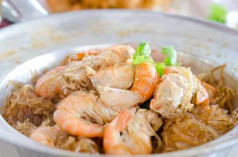 Shrimp dish Stock-Fotos