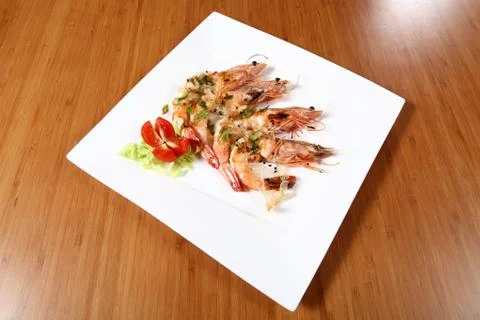 Shrimp dish Stock Photos