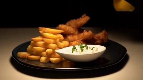 Shrimp grill Stock Footage 128441752