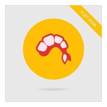 Shrimp icon Stock-Illustration