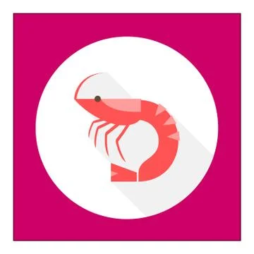 Shrimp icon Stock-Illustration