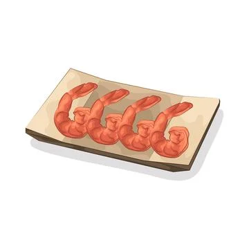 Shrimp Illustration Stock Illustration