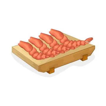 Shrimp Illustration Illustrazione stock