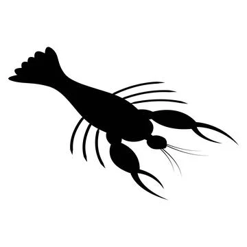 Shrimp logo vector illustration design Stock Illustration