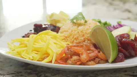 Shrimp Paste Fried Rice Stock Footage 146292905