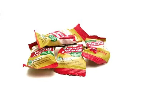 Shrimp paste sachet Stock Photos