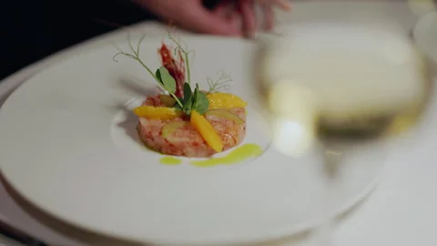 Shrimp Paste In Shape Of Circle Decorated With Shrimp. Stock Footage 262520153