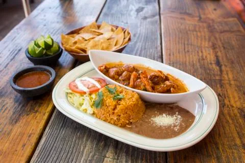 Shrimp Platter Foto stock