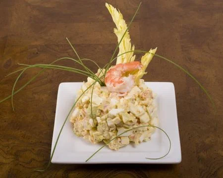 Shrimp salad Stock-Fotos