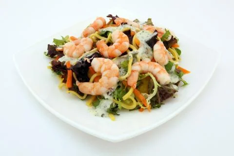 Shrimp salad Stock Photos