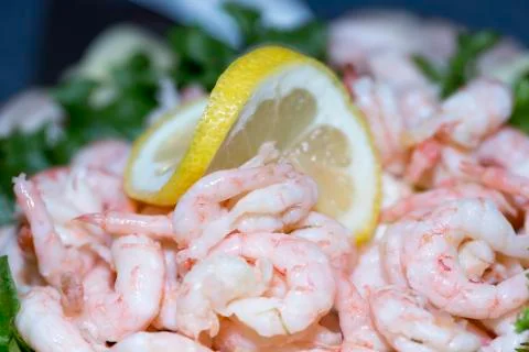 Shrimp on a Sandwich Layer Cake Foto stock