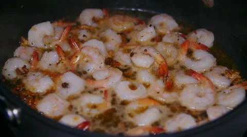 Shrimp Scampi Stock Footage 50760105