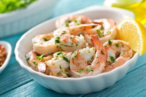 Shrimp Scampi Stock Photos
