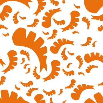 Shrimp seamless pattern Stock Illustration
