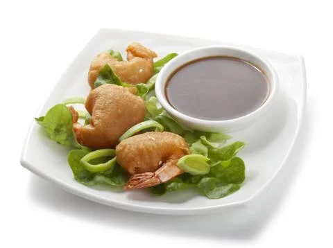 Shrimp tempura Stock Photos