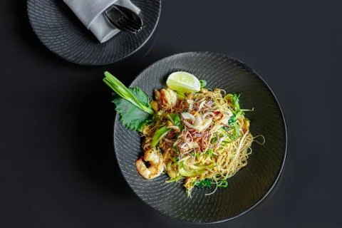 Shrimp udon Stock Photos
