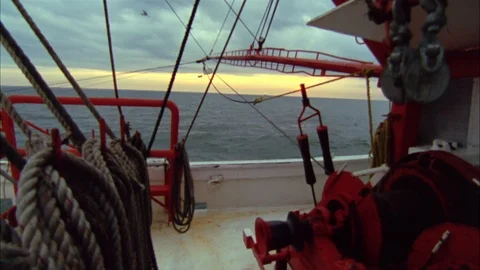 Shrimping Stock Footage 85999198