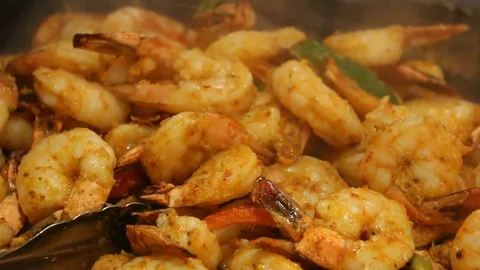 Shrimps Stock Footage 111583572