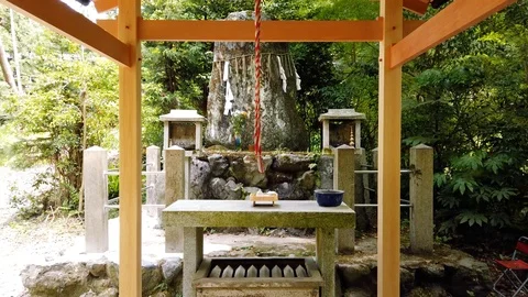Shrine close to Inari Stock Footage 109037150