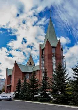 Shrine Of The Immaculate Conception Of The Blessed Virgin Mary, Chelyabinsk Stock Photos