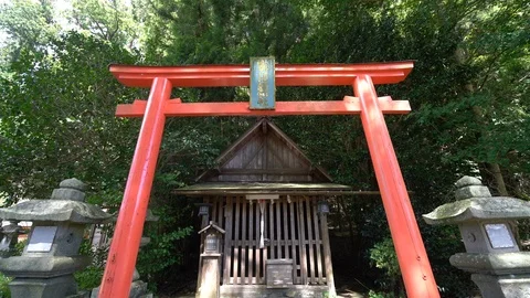 Shrine, Nara in Japan. Stock Footage 115876932