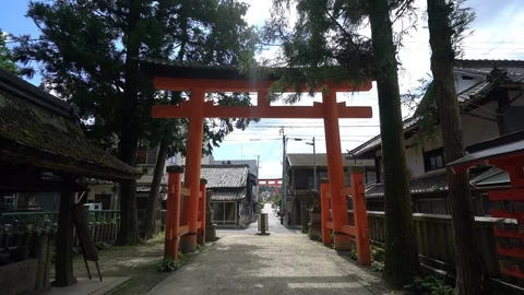 Shrine, Nara in Japan. Stock Footage 115876984