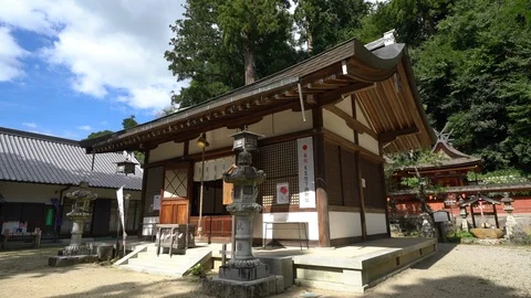 Shrine, Nara in Japan. Stock Footage 115876985