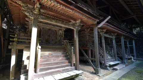 Shrine, Nara in Japan. Vídeo Stock 115877069
