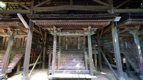 Shrine, Nara in Japan. Stock Footage 115877084