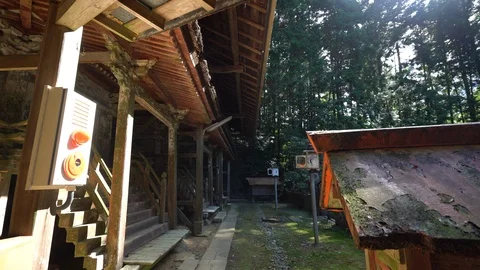 Shrine, Nara in Japan. Stock Footage 115877087
