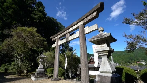 Shrine, Nara in Japan. Stock Footage 115877146