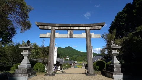 Shrine, Nara in Japan. Stock Footage 115877191