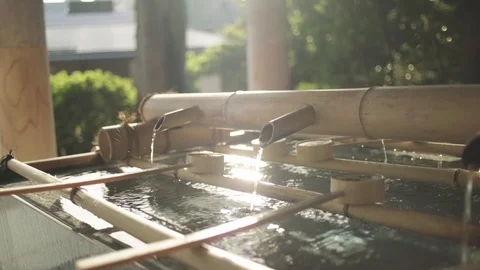 Shrine water Stock Footage 100145222