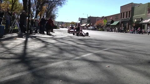 Shriners Go Carts Stock Footage 44627731
