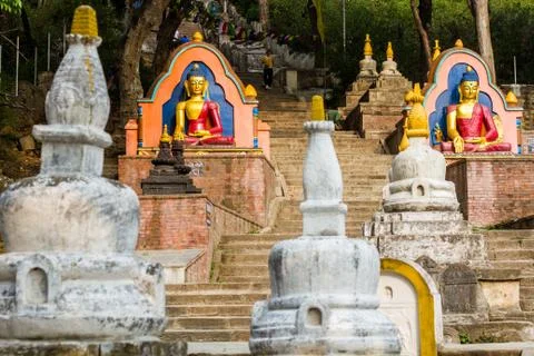 Shrines &amp; Buddhas Stock Photos