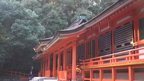 The shrines of Oita prefecture in October, 2019. Stock Footage 117282945