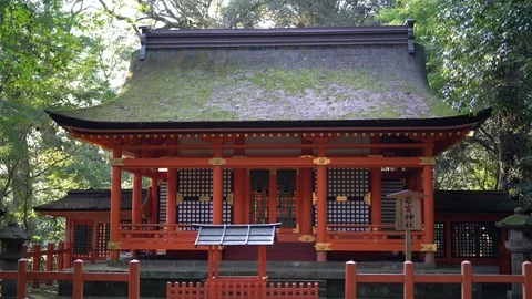The shrines of Oita prefecture in October, 2019. Vídeo Stock 117282991
