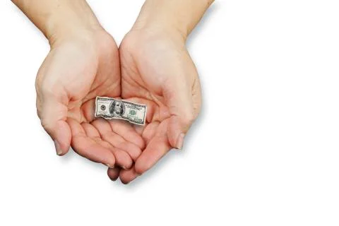 The Shrinking Dollar. Stock Photos