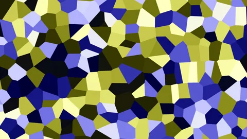 Shrinking Pulsing Blocks of Colour Compressing Stock Footage 139738357