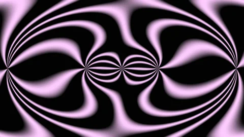 Shrinking Warbled Links of Pink Stock Footage 139738402