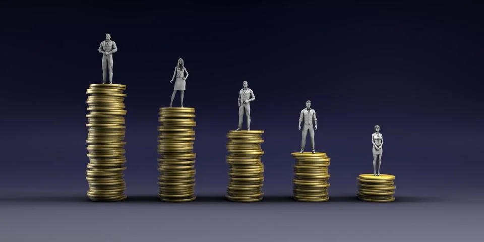 Shrinking Wealth Stock Photos