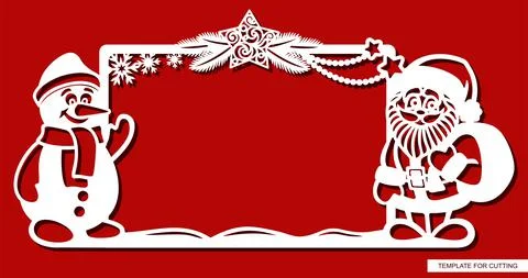 Сhristmas frame Stock Illustration