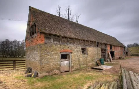 Shropshire barn Stock Photos