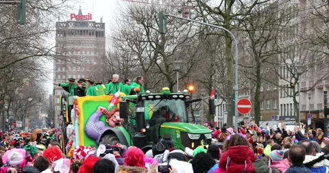 Shrove Monday procession Video stock 233691834