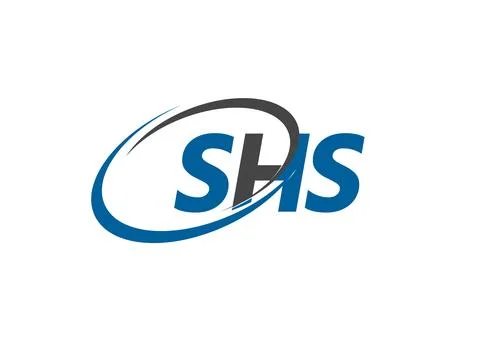 SHS creative logo design vector illustration Illustrazione stock