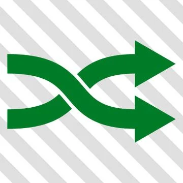 Shuffle Arrows Right Vector Icon Stock Illustration