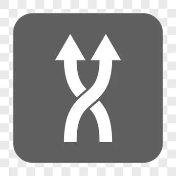 Shuffle Arrows Up Rounded Square Button Stock Illustration